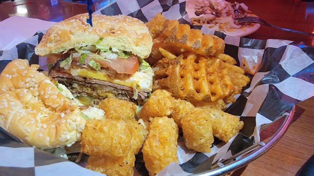 Fat Moose Burger Fries & Tots